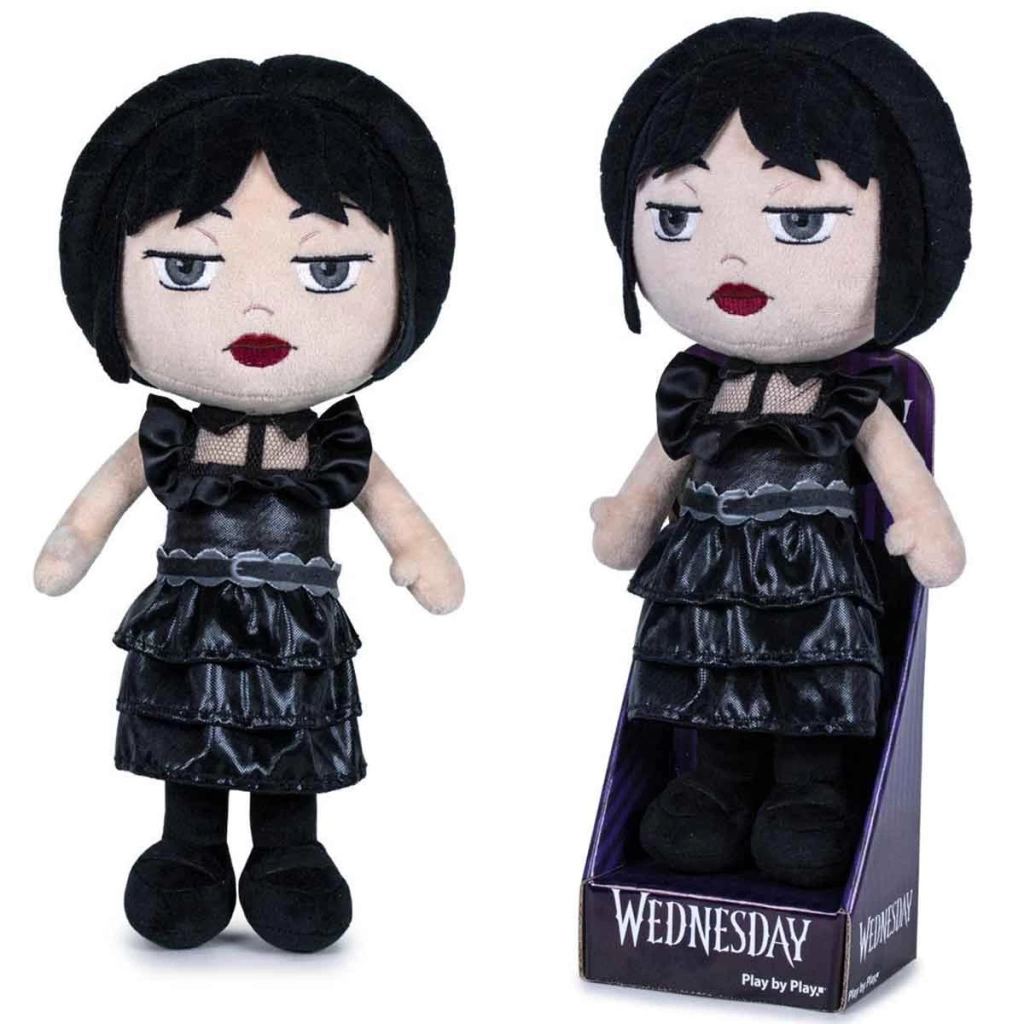 Wednesday Peluş Bebek 32 cm - Görsel 4