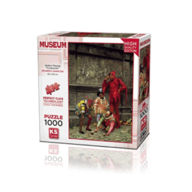 Çocuk NessiWord 20662 Jesters Playing Cochonnet 1000 Parça Puzzle -KS Puzzle