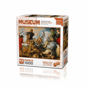 NessiWord 20666 Wolf And Fox Hunt 1000 Parça Puzzle -KS Puzzle