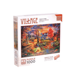 NessiWord 20671 Autumn Village 1000 Parça Puzzle -KS Puzzle