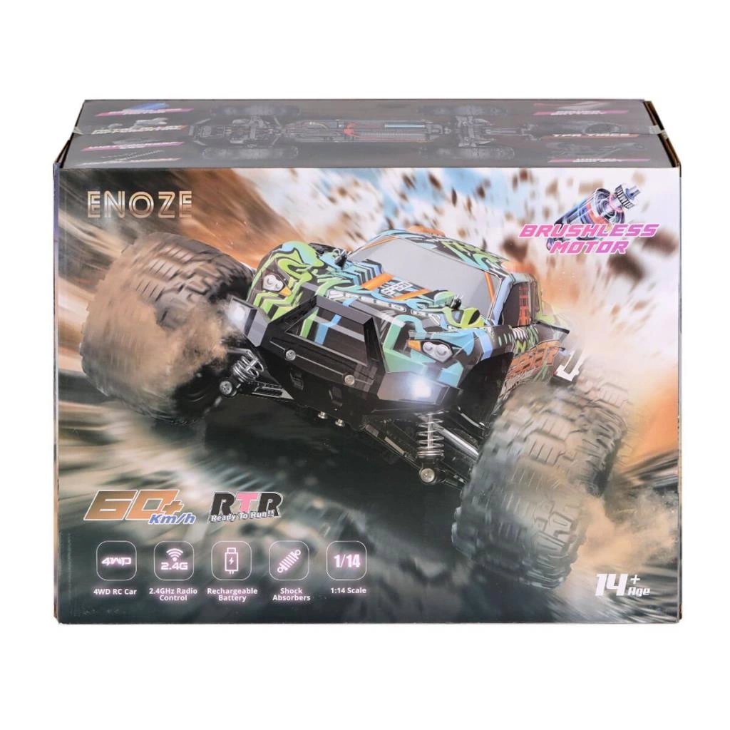 Zorlu Arazi Deneyimi Sunan Kumandalı 4x4 Fırçalı Motor Araç - Görsel 2