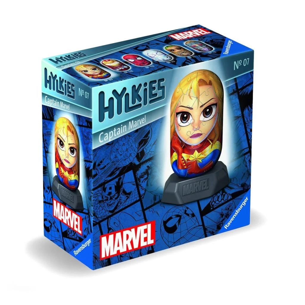 Çocuk 011569 Hylkies Marvel - Captain Marvel 54 parça Puzzle - No:07 - Ravensburger - Görsel 3