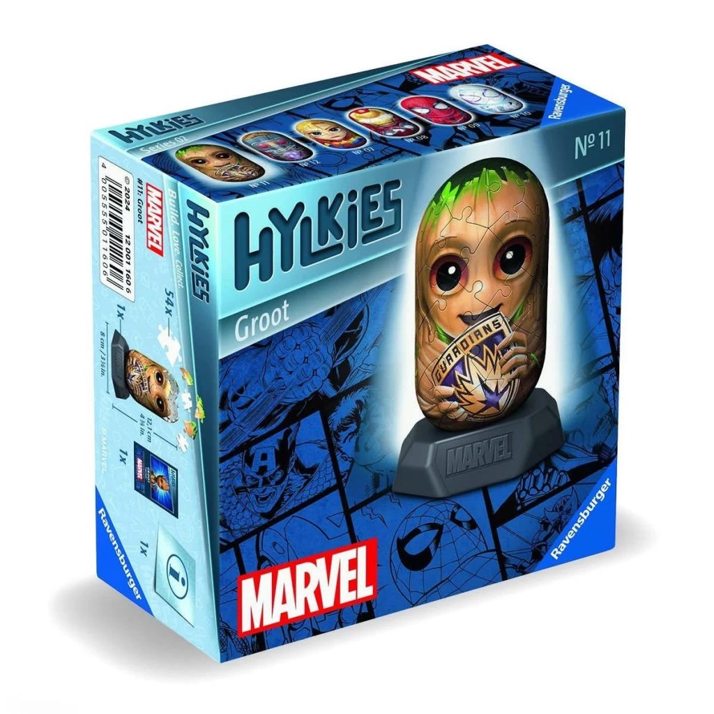Çocuk 011606 Hylkies Marvel - Groot 54 parça Puzzle - No:11 - Ravensburger - Görsel 3
