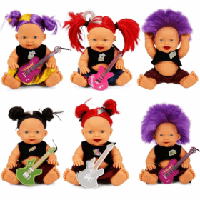 020050 SABC-NİL-BEBEK PUNK RENKLİ SAÇLI 2A.3R.