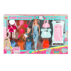 Cindy Doll Dolaplı Bebek Oyun Seti Eğitici Ve Eğlenceli