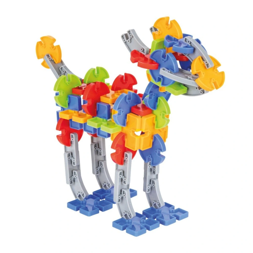 Eğitici Oyuncak 03 508 BUILDING BLOCKS 320 PARÇA 10 LİTREE SAKLAMA KABINDA - Görsel 2