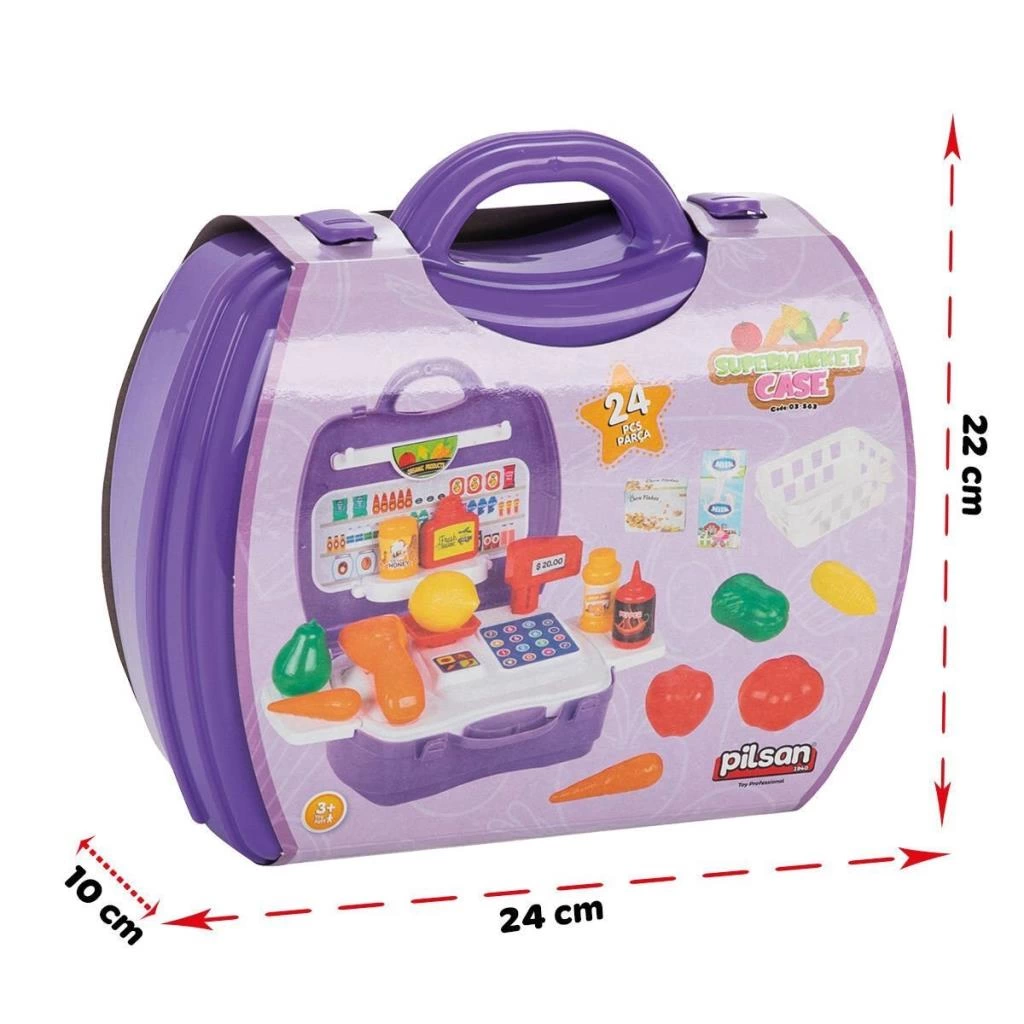 Alışveriş Temalı Eğitici Oyun Deneyimi – Çantalı Market Seti - Görsel 4