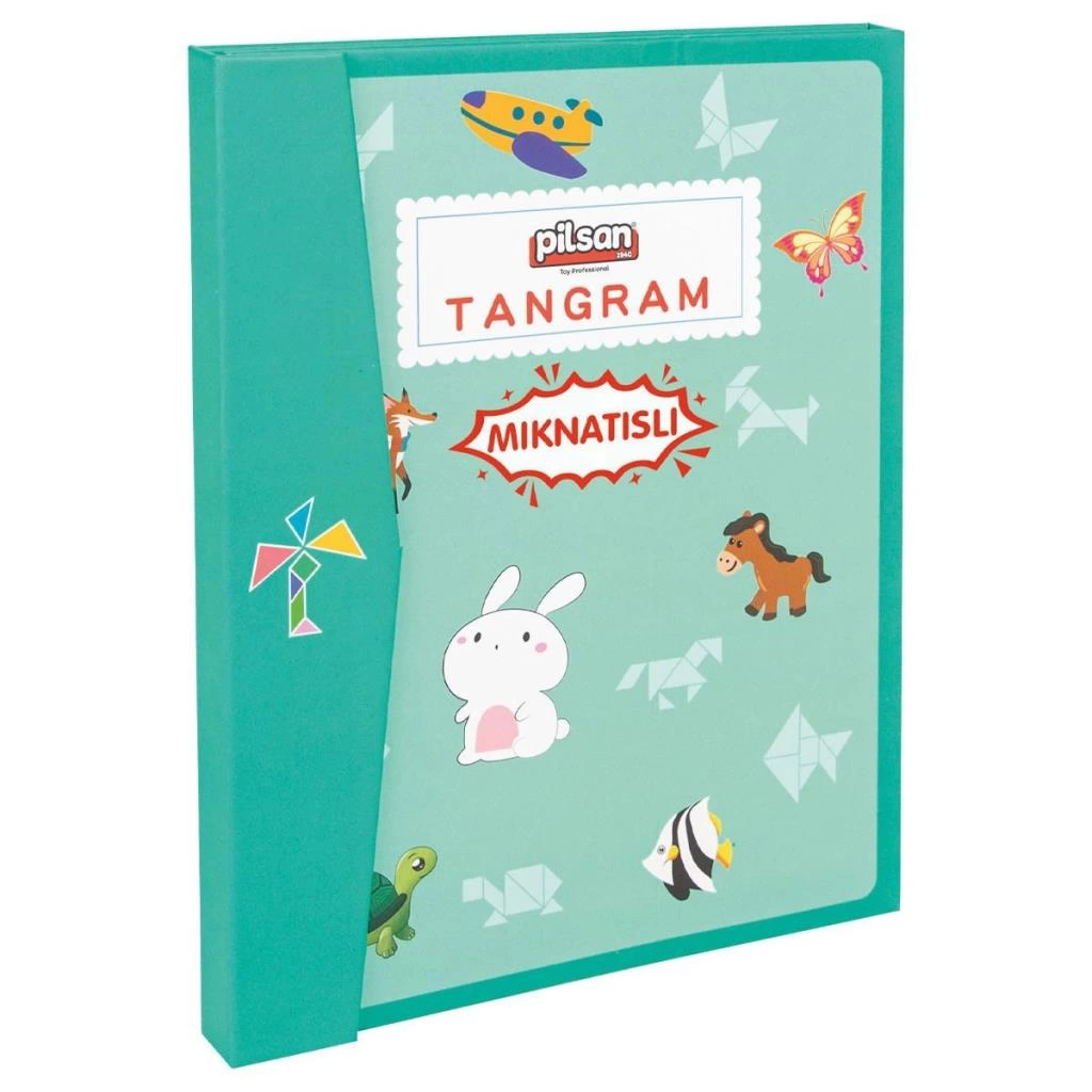 Çocuk 03 569 Ahşap Manyetik Tangram -Pilsan Oyuncak