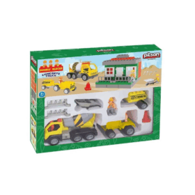 Çocuk 03 611 Double Blocks Transmikser Seti -Pilsan Oyuncak