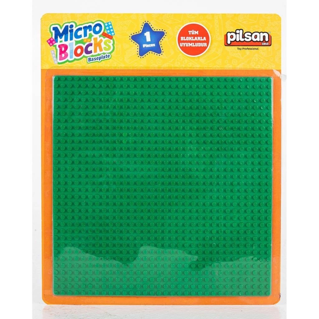 Çocuk 03 627 Pilsan Micro Blok Oyun Tablası Yeşil