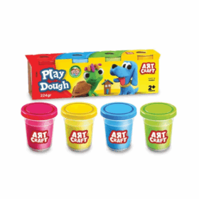 03280 Art Craft 4'lü Oyun Hamuru 224 gr  -Dede
