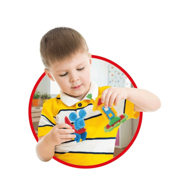 Çocuk 03316 Kaktüs Blokları 80 Parça -Dede - Görsel 3