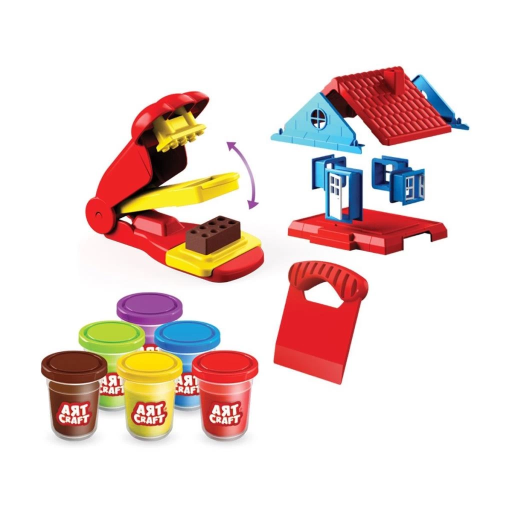 Hamur Ev Seti 600 gr – Yaratıcılığı Destekleyen Eğitici Hamur Oyuncağı - Görsel 2