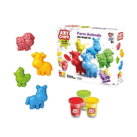 Çocuk 03993 Art Craft Çiftlik Hayvanları Hamur Set 168 Gr -Fentoys
