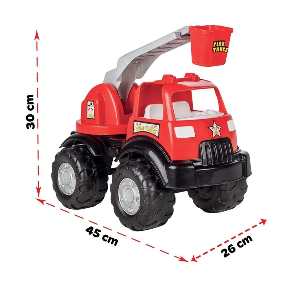 Çocuk 06 519 POWER İTFAİYE KAMYON S147850-31-1 - Görsel 3