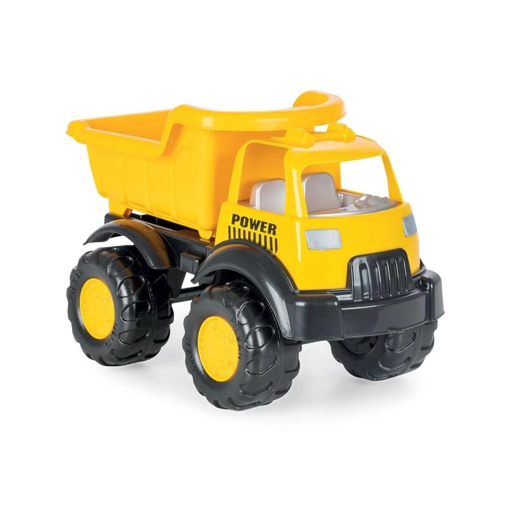 Yük Taşıma Temalı Sarı Renkli Power Kamyon Oyuncağı - Görsel 2