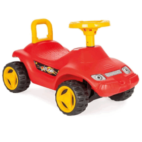 Çocuk Gelişim Kırmızı Pedalsız Araba - Güvenli Sürüş