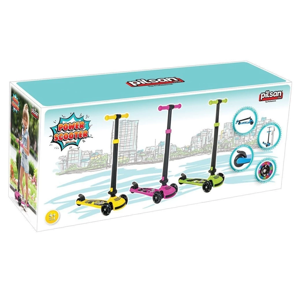 Eğitici Çocuk 07 354 POWER SCOOTER ( SARI)