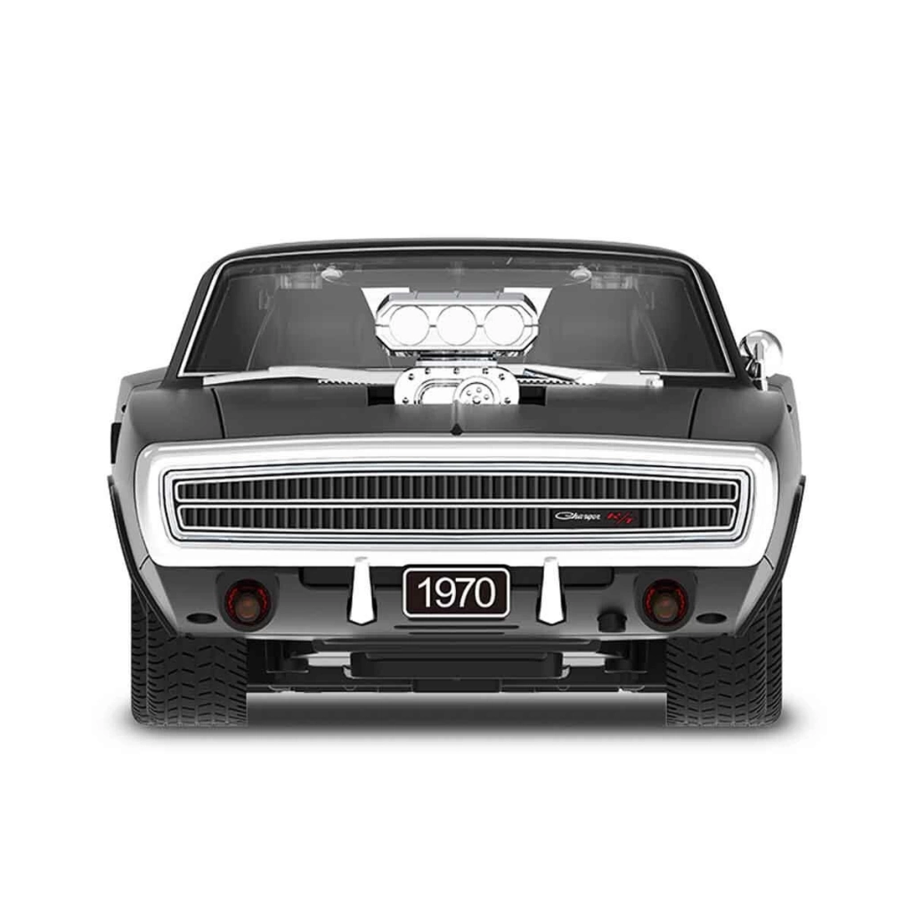 Çocuk 1:16 1970 Dodge Charger R/T Sesli ve Işıklı Uzaktan Kumandalı Araba - Görsel 4