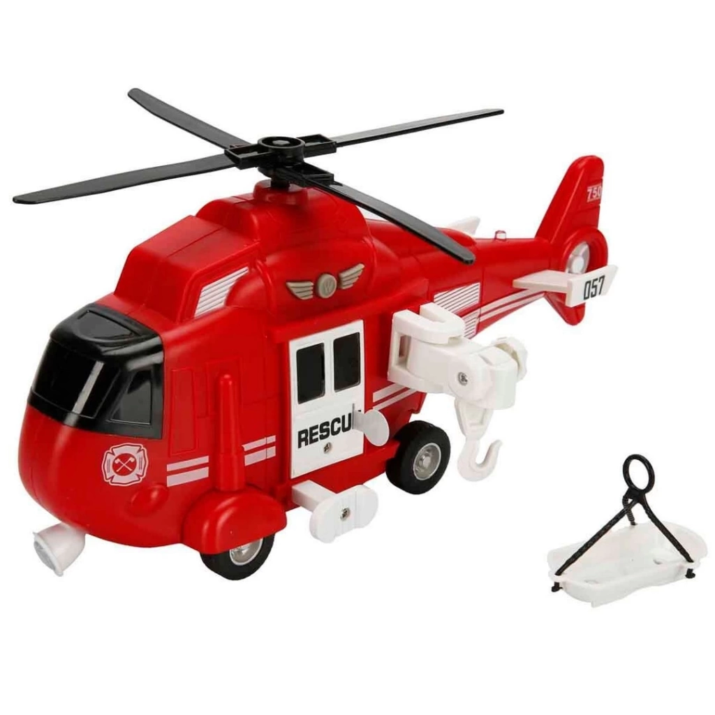 Çocuk Eğitici Gelişim 1:16 Maxx Wheels Sesli ve Işıklı Helikopter - Görsel 4