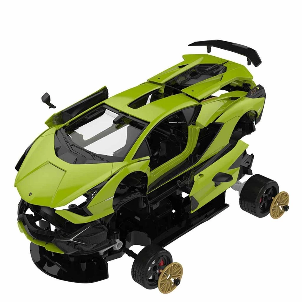 Çocuk 1:18 Lamborghini Sian FKP 37 Uzaktan Kumandalı Model Araç Montaj Kiti - Görsel 5