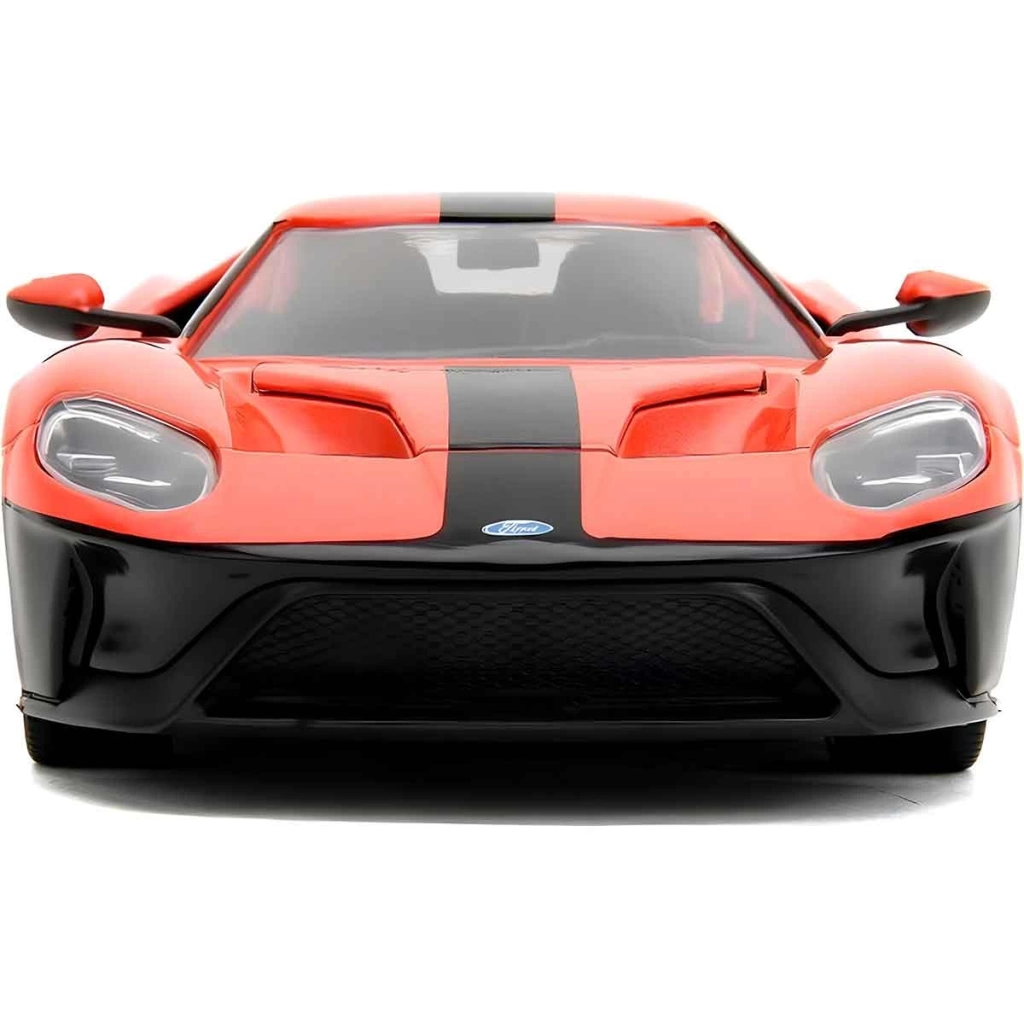 Çocuk 1:24 Jada Pink Slips 2017 Ford GT Metallic Orange Model Araba - Görsel 3