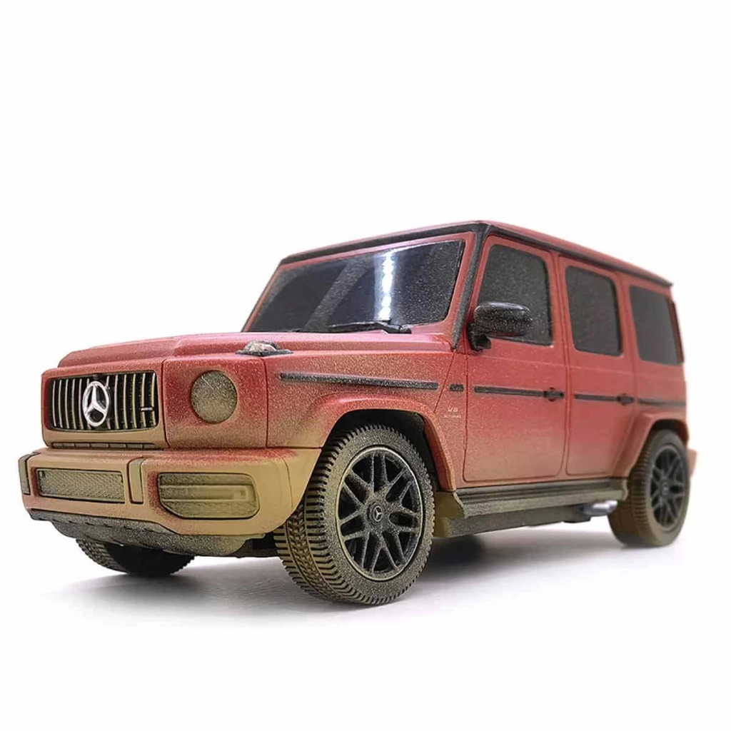 Çocuk 1:24 Mercedes Benz AMG G 63 Muddy Uzaktan Kumandalı Araba - Görsel 2