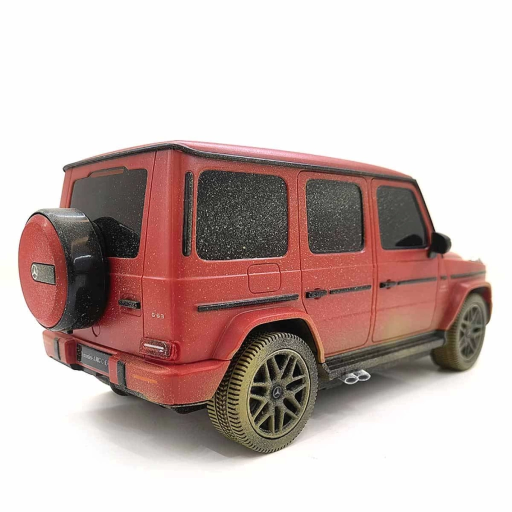 Çocuk 1:24 Mercedes Benz AMG G 63 Muddy Uzaktan Kumandalı Araba - Görsel 5