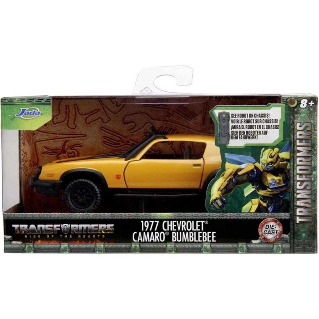 1:32 Transformers 1977 Chevrolet Camaro Bumblebee Model Araba - Görsel 5