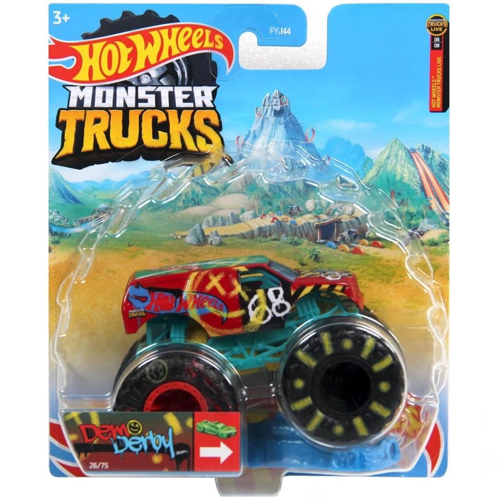 1:64 Hot Wheels Monster Trucks Araba FYJ44 - Görsel 2