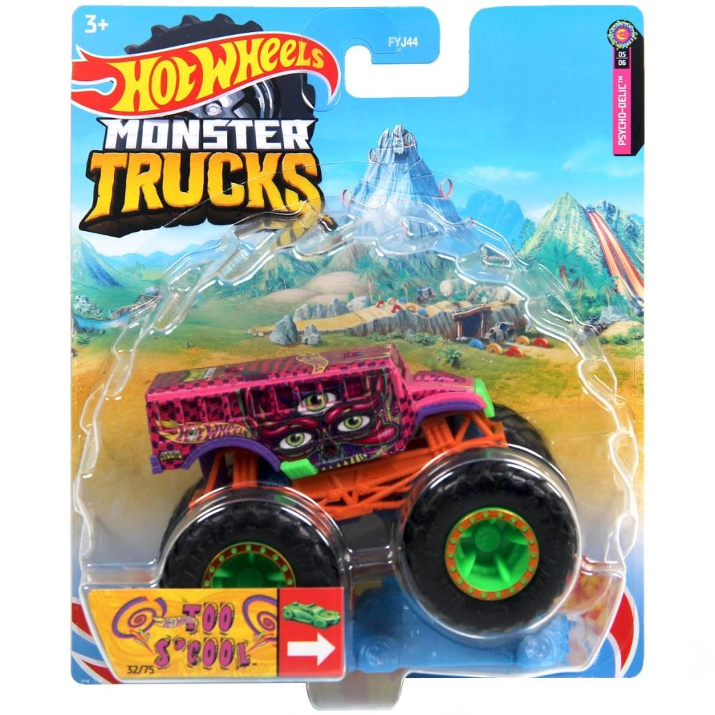 1:64 Hot Wheels Monster Trucks Araba FYJ44 - Görsel 5