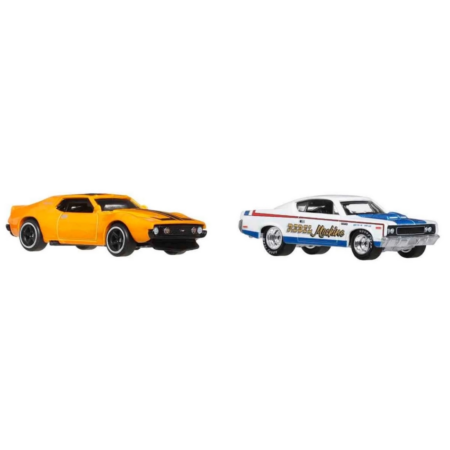Eğitici Oyuncak 1:64 Hot Wheels Premium Car Culture 2'li 71 Amc Javelin Ve Amc Rebel Machine