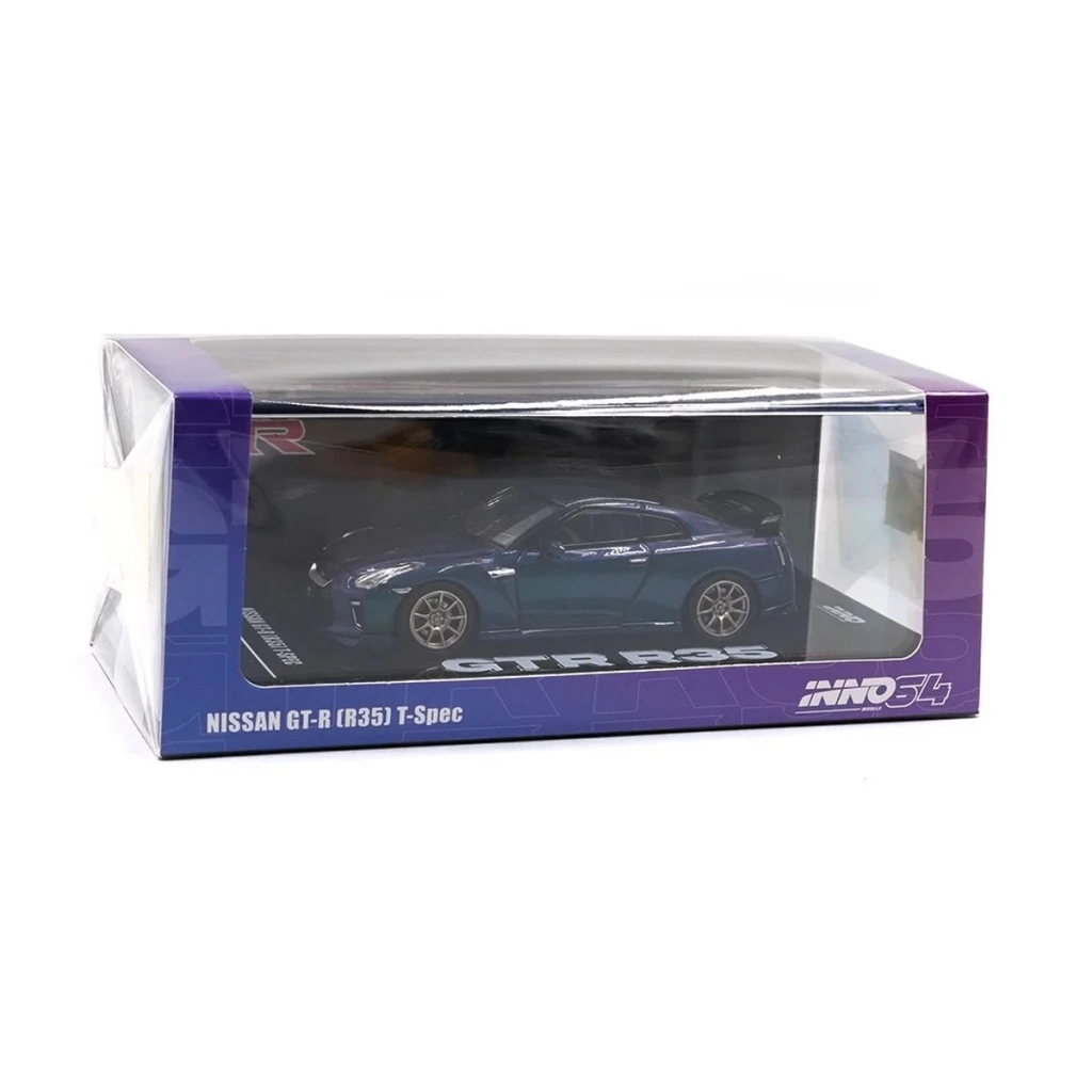 Çocuk 1/64 Nissan GT-R T-Spec Midnight Purple IN64 - Görsel 2