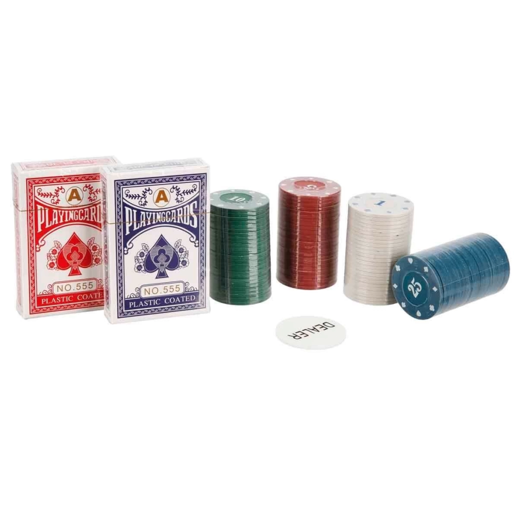 Çocuk Eğitici Oyuncak 100'lü Poker Set - Görsel 2