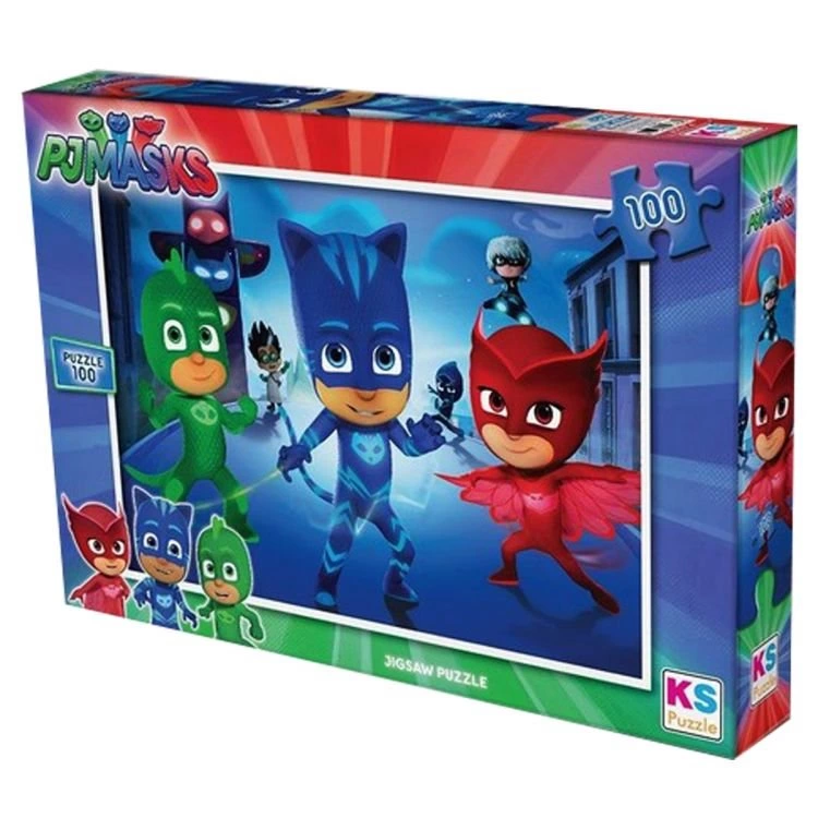 100 Parça Pjmasks Puzzle - Görsel 2