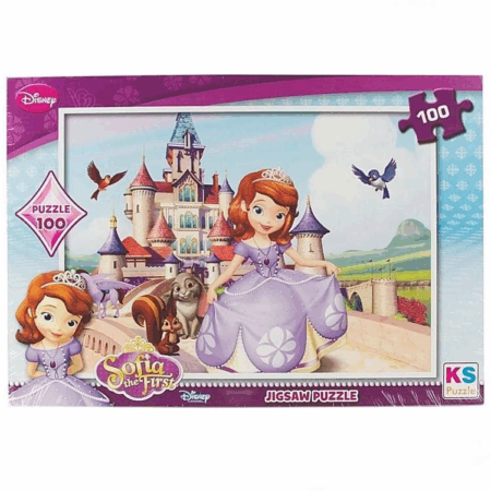 Çocuk 100 Parça Sofia Puzzle