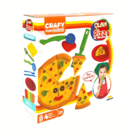 Çocuk 1002012 Sunman, Crafy Çılgın Pizza Oyun Hamuru Seti 200 gr