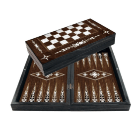 Çocuk 1021828 Star Antik Yonca Sedef Tavla Takımı