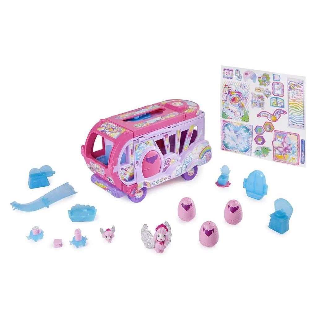 1038215 Hatchimals dönüşen Rainbow Cation karavan - Görsel 4