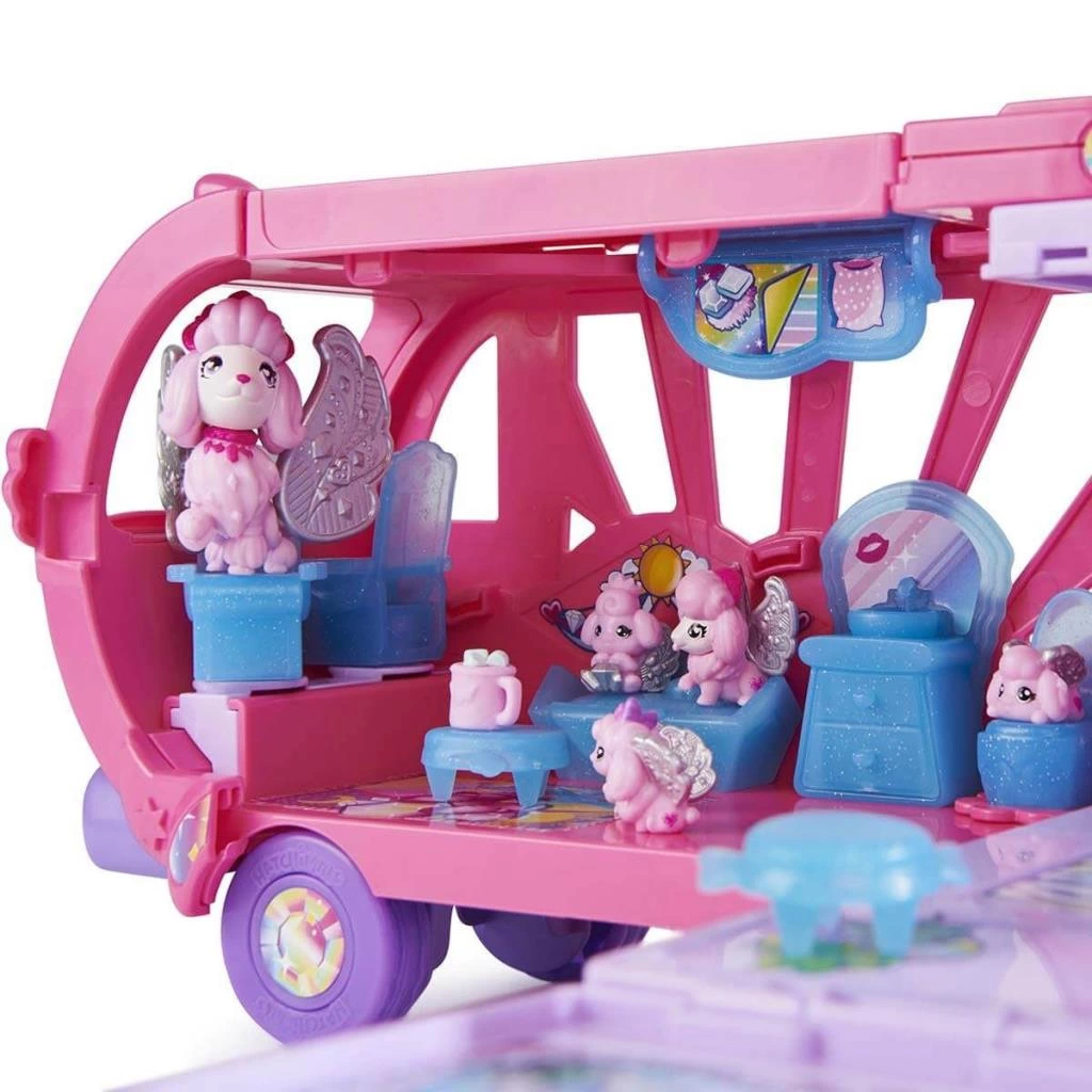 1038215 Hatchimals dönüşen Rainbow Cation karavan - Görsel 5