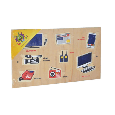 Çocuk 105 Woodoy Yapboz İletişim Araçları