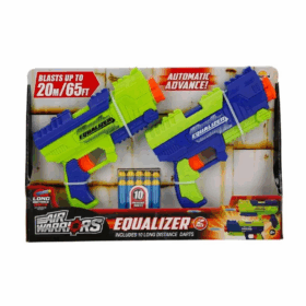Çocuk 1062615 Air Warriors Equalizer 10 Mermili 2’li Sünger Dart Atan Silah 21 cm