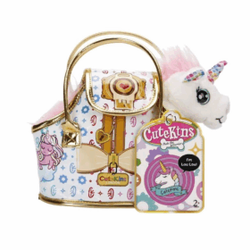 10873 Cutekins Taşıma Çantalı Peluş Unicorn Lou Lou -Sunman