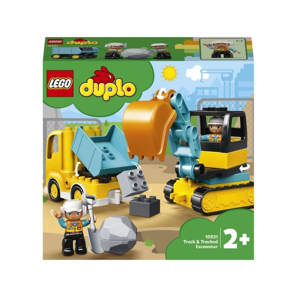 10931LegoDuplo-TownKamyonvePaletliKazıcı20parça+2yaş