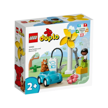 10985  Duplo® Rüzgar Türbini ve Elektrikli Araba 16 parça +2 yaş