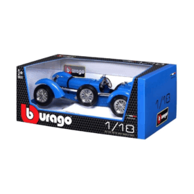 12062 Burago 1:18 Bugatti Type 59 1934 Mavi Model Araba