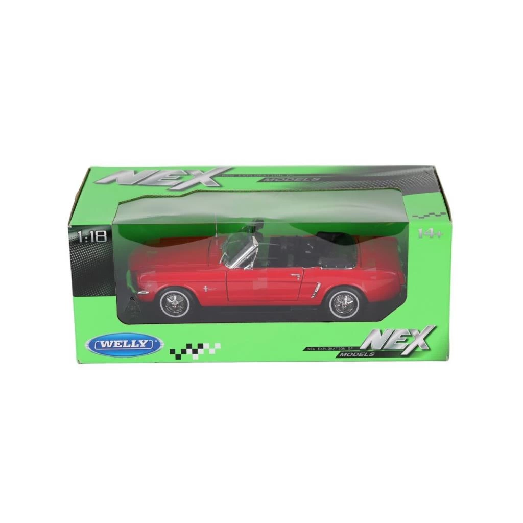 Eğitici Çocuk 12519C WELLY 1 18 1964 1 2 FORD MUSTANG CO - Görsel 2