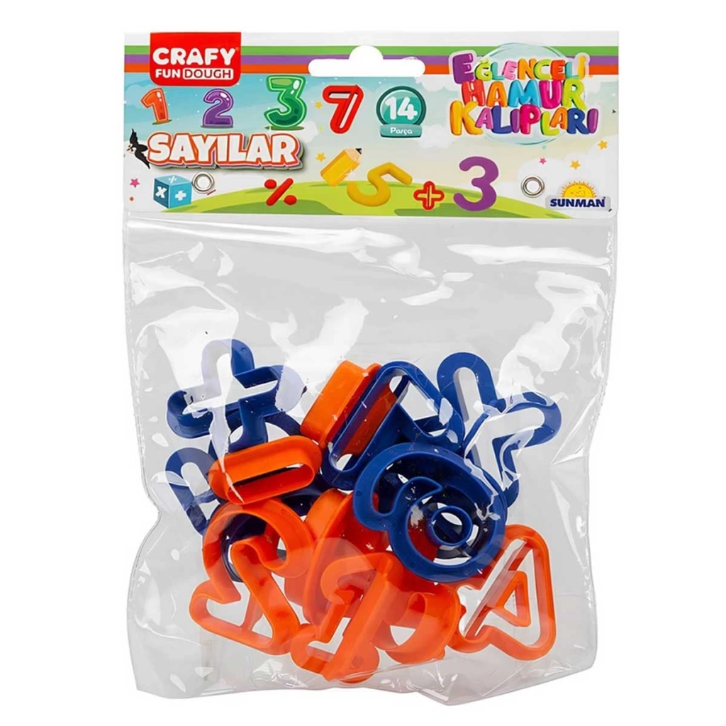 Çocuk 14’lü Oyun Hamuru Kalıp Seti – Sayılar - Görsel 3