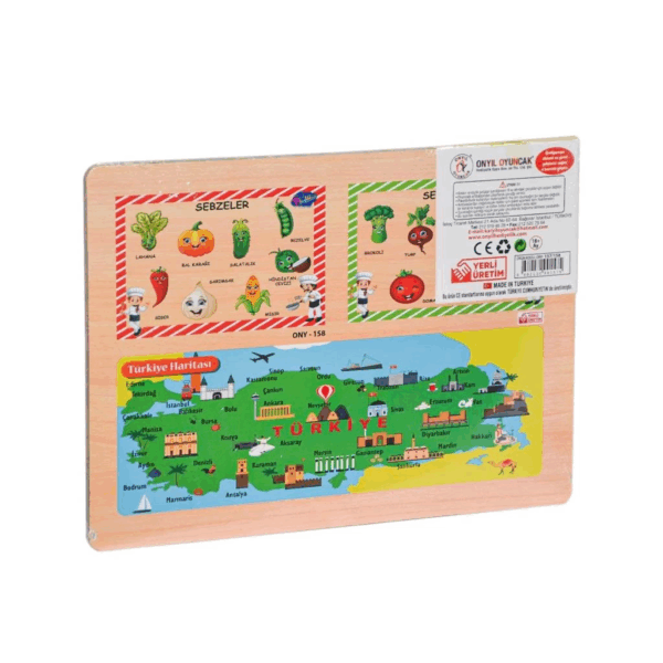 157-158 Ahşap Tutmalı Sebzeler -Onyıl - Görsel 3