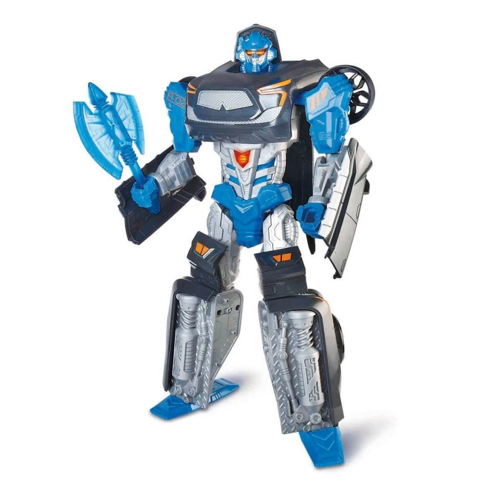 Dönüşebilen Robot 37 cm Sesli ve Işıklı Çocukların Keşfetme Becerisini Artıran Oyuncak - Görsel 3